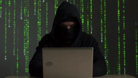 Coding. Programming, Cyber Attacks Video stock 255118869