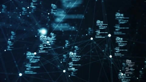 Coding. Programming, Cyber Attacks Stock Footage 255119502