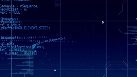 Coding. Programming, Cyber Attacks Video stock 255120194