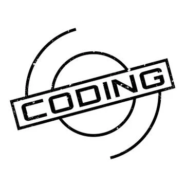 Coding rubber stamp イラスト素材