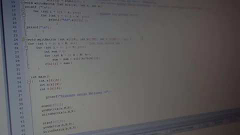 Coding a small program on a notebook in the office. Stock Footage 102842645