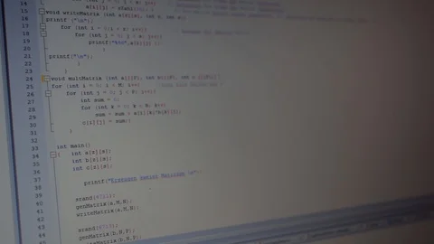 Coding a small program on a notebook in the office. Stock Footage 102842653