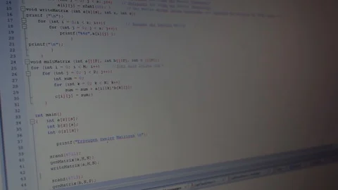 Coding a small program on a notebook in the office. Stock Footage 102842659