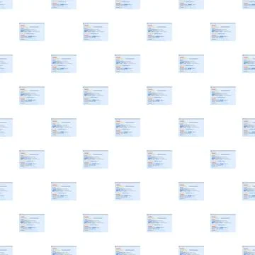 Coding software development window pattern seamless background 库存插图