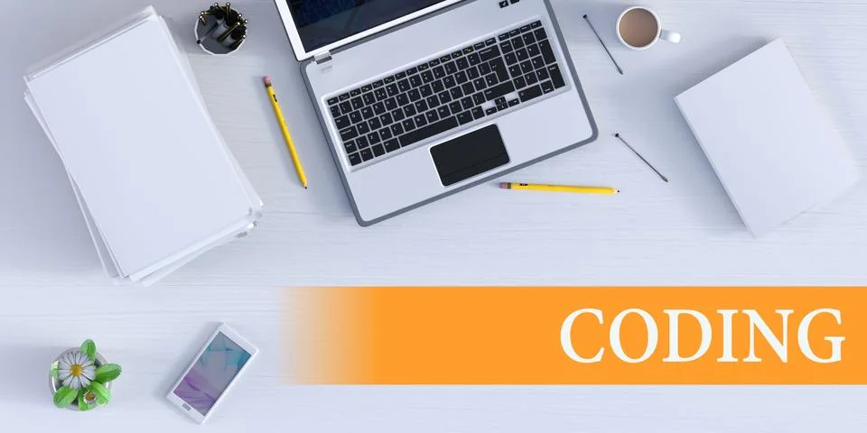 Coding Solution Illustrazione stock