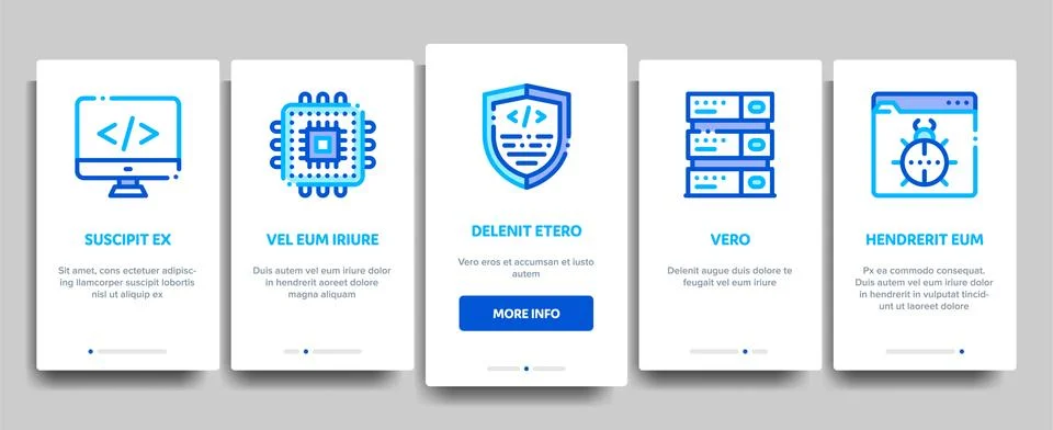 Coding System Onboarding Stock Illustration