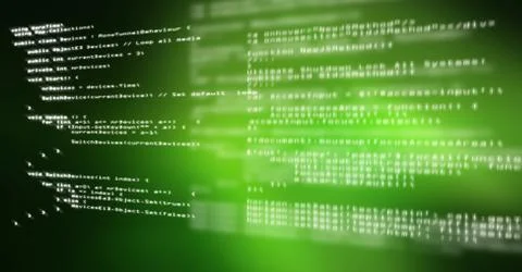 Coding text floating 스톡 사진