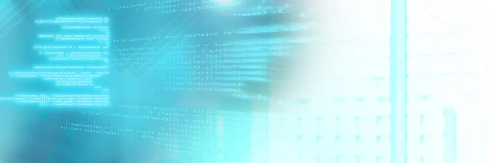 Coding text with transition Foto stock