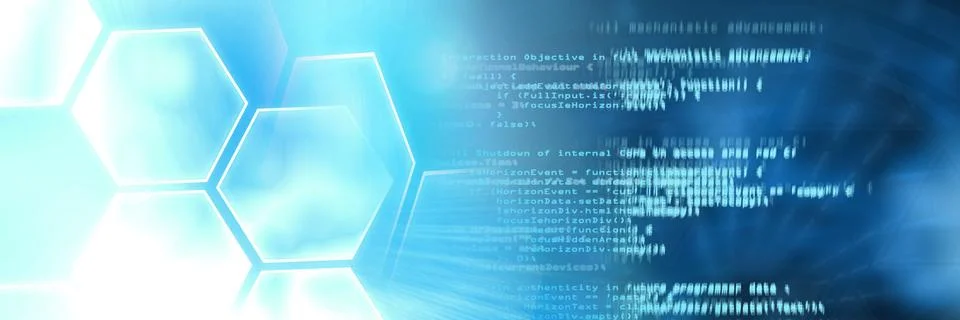 Coding text with transition Stock Photos