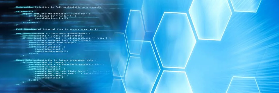 Coding text with transition Stock Photos