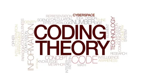 Coding theory animated word cloud, text animation. Kinetic typography. Stock Footage 72999298
