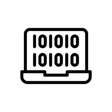 Coding thin line icon イラスト素材