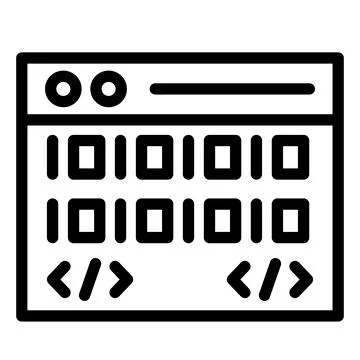 Coding Vector Icon Design Illustration Stock Illustration