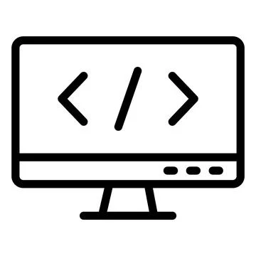 Coding Vector Icon Design Illustration Stock Illustration