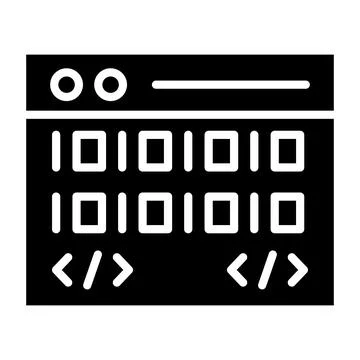 Coding Vector Icon Design Illustration Illustrazione stock