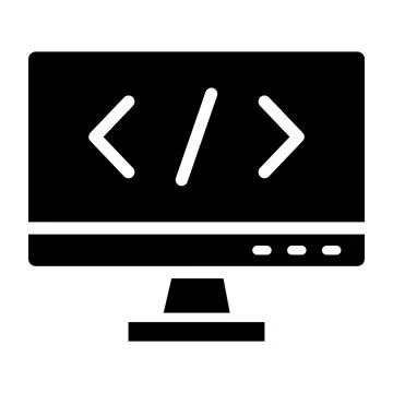 Coding Vector Icon Design Illustration Stock Illustration