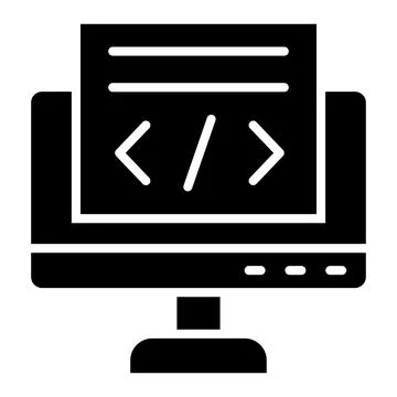 Coding Vector Icon Design Illustration Stock Illustration