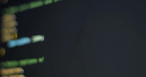 Coding web on screen scrolling CSS Stock-Footage 255683638