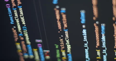 Vertical Coding Stock Footage ~ Royalty Free Stock Videos | Pond5