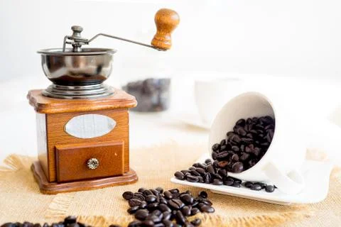 Cofee beans composition Stock-Fotos