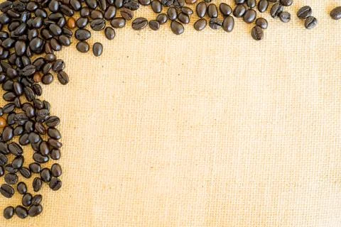 Cofee beans composition Stock Photos