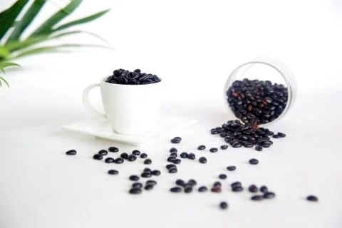 Cofee beans composition 스톡 사진