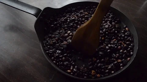 Cofee Fresh Brewed Stir Stock Footage 82571852