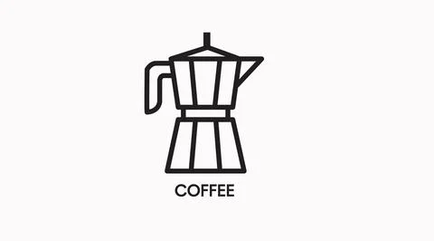 Cofee Maker Icon Stock Illustration