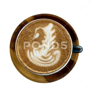 Cofee on white background-9 PSD Template