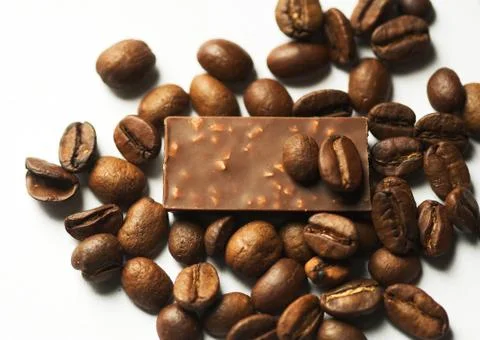 Coffe and chocolade Stock Photos