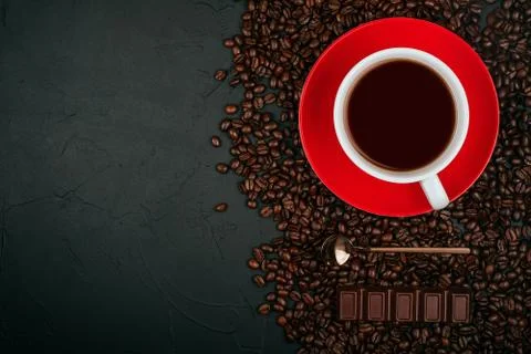 Coffe and chocolate Stock Photos