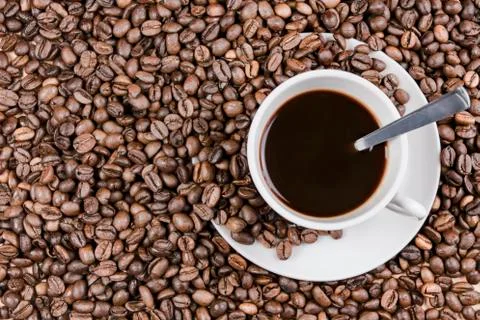 Coffe background Stock Photos