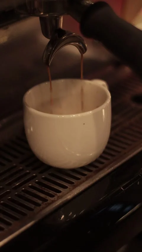 Coffe barista working to make a coffe. Hand drip coffeeTourists with drip coffee Stock Footage 161617604