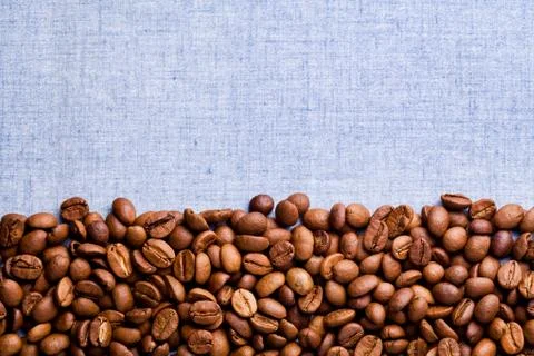 Coffe beans background Stock Photos