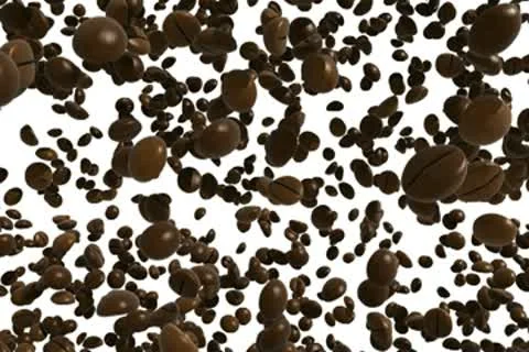 Coffe beans Falling. HD loop Stock Footage 10592517