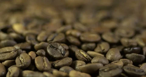 Coffe Beans Rotating 4k Stock Footage 122031255
