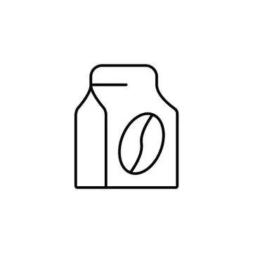 Coffe beans sack icon element of coffe icon for mobile concept and web apps.  Stock Illustration