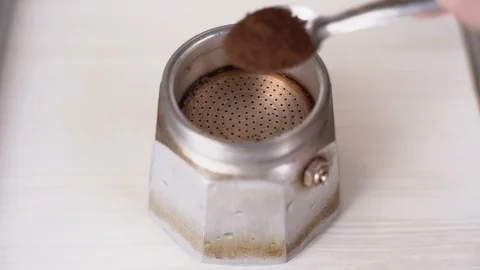 Coffe blend, coffe maker Stock Footage 123894739