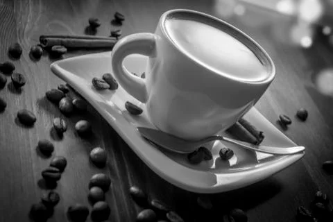 Coffe cinnamon Stock Photos