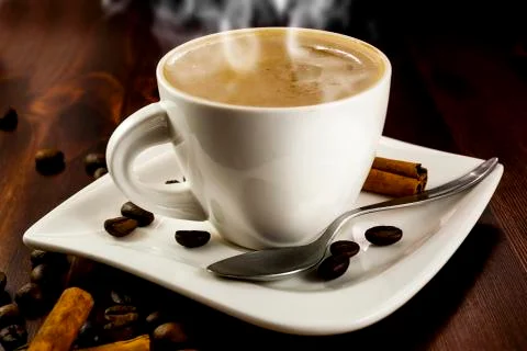 Coffe cinnamon Stock Photos