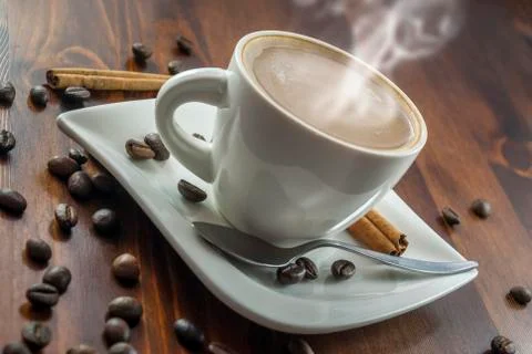 Coffe cinnamon Stock Photos