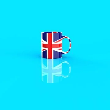 Coffe cup concept - 3D Illustration Stock Illustration