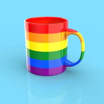 Coffe cup concept - 3D Illustration Stock Illustration