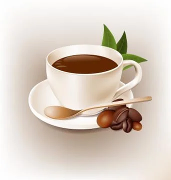 Coffe cup retro style vector design Stock-Illustration