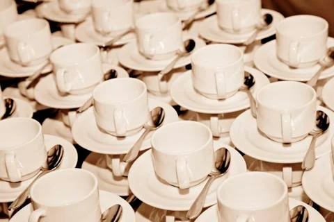 Coffe cups Stock Photos