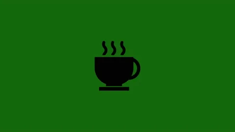 Coffe icon animation. Stock Footage 169982434