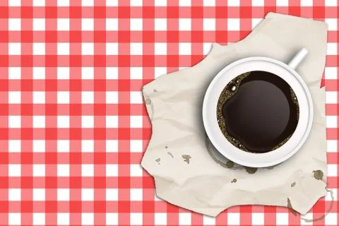 Coffe illustration Stock Illustration