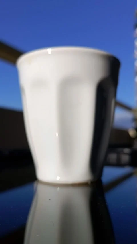 A coffe outside in a sunny day Stock Footage 325966693