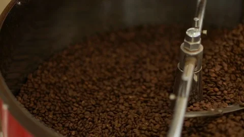 Coffe Roaster Roasting Beans 動画素材 79966404