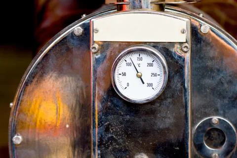 Coffe roasting machine Stock Photos